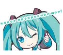 Стикер Hatsune Miku
