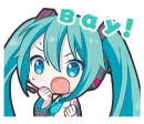 Стикер Hatsune Miku
