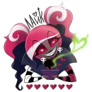 Стикер Адские художники Hazbin Hotel