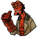 Стикер Hellboy