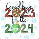Стикер Hello 2024