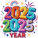 Стикер Hello 2025
