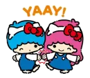 Стикер Hello Kitty