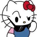 Стикер Hello Kitty