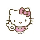 Стикер Hello Kitty