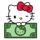 Стикер Hello Kitty