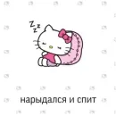 Стикер Hello Kitty