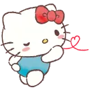 Стикер Привет Китти
