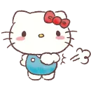 Стикер Привет Китти