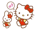 Стикер Hello Kitty