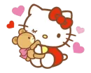 Стикер Hello Kitty