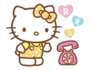 Стикер Hello Kitty