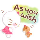 Стикер Hello Kitty