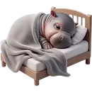 Стикер Бегемотики