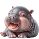 Стикер Бегемотики