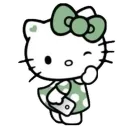 Стикер Hello Kitty