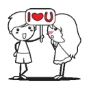 Стикер Love You