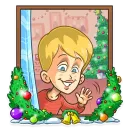 Стикер Home Alone