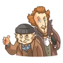Стикер Home Alone Anime