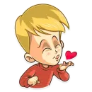 Стикер Home Alone Anime