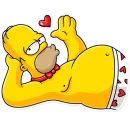 Стикер Homer Simpson