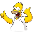 Стикер Homer Simpson