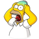 Стикер Homer Simpson