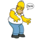Стикер Homer Simpson