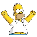 Стикер Homero By Maximus10M