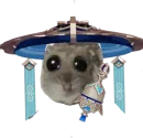 Стикер sad hamster