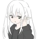 Эльфийка в худи