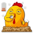Стикер Hot Chicken