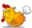 Стикер Hot Chicken