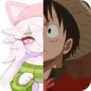 Стикер Cattail or Luffy