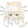 Стикер Худи тян