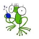 Стикер Hydrogen Frog ->