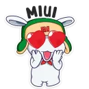 Стикер Кролик Mi