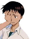 Стикер Shinji Ikari