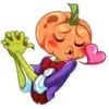 Стикер Jack Pumpkin Head