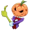 Стикер Jack Pumpkin Head