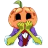Стикер Jack Pumpkin Head