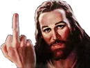 Стикер Jesus Funny