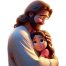 Стикер Jesus Love