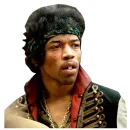 Стикер Jimi Hendrix