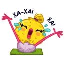 Стикер Chicken yogi Shusha