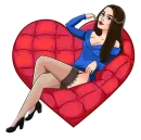 Стикер Miss JuliaDates?