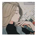 Стикер Ян Гёрин и На Джуён