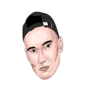 Стикер Wolf girl