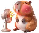 Стикер Kapi Capybara