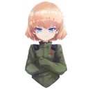 Стикер Katyusha ("Girls und Panzer")